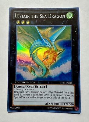 YuGiOh! Leviair The Sea Dragon - CT09-EN018 - Limited Edition - Super Rare - NM-image