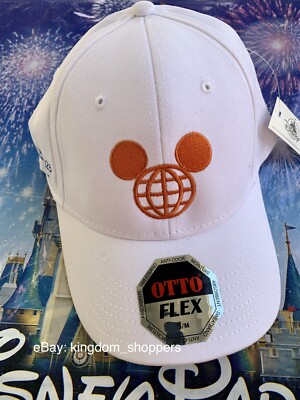 2021 Disney WDI Destination D D23 WDW Mickey Head White Baseball Hat Cap New S/M-image