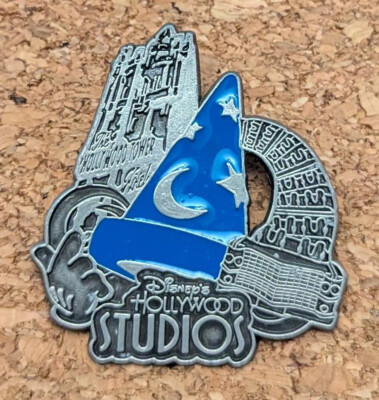 Disney Pin Fantasia Sorcerer Hat Theme Park Icons Hollywood Studios WDW 2008-image