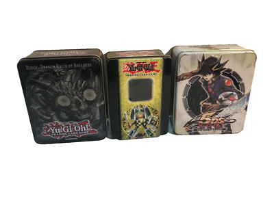 Yugioh Yu-Gi-Oh Collector's CCG Tin Lot Of 3 Empty Tins   MM-image