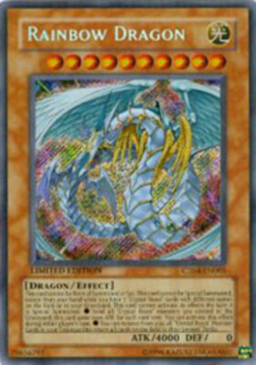 Yugioh! HP Rainbow Dragon - CT04-EN005 - Secret Rare - Limited Edition Heavily P-image