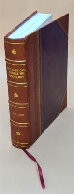 The American Journal Of Psychology. Volume 18 1907 [Leather Bound]-image