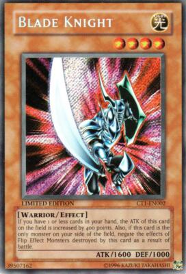 1x Blade Knight - CT1-EN002 - Secret Rare - Limited Edition CT1 - Collector's Ti-image