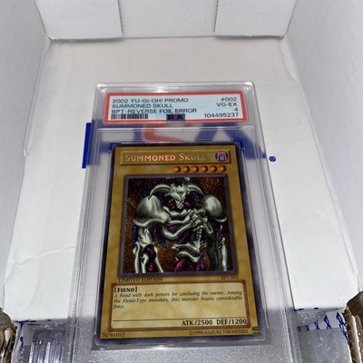 Yugioh Summoned Skull and B skull Dragon  Limited Edition HP REVERSE FOIL ERROR-image