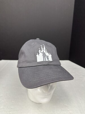 Disney Parks WDW Magic Kingdom Mickey Mouse Gray Adjustable Cap Hat Size Adult-image