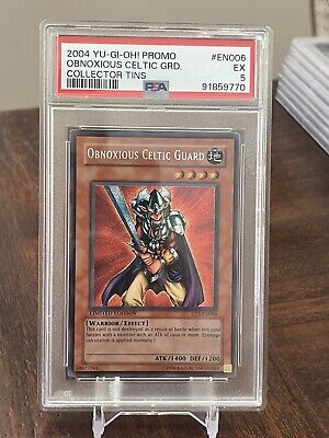 Yu-Gi-Oh! TCG Obnoxious Celtic Guard 2004 CT1-EN006 Limited PSA 5-image