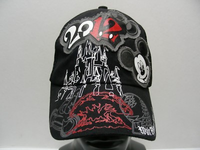 WALT DISNEY WORLD - 2012 - ADULT SIZE ADJUSTABLE SNAPBACK BALL CAP HAT!-image