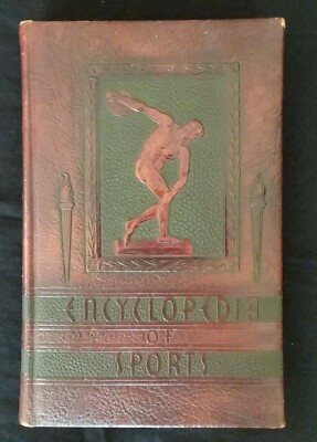 ENCYCLOPEDIA OF SPORTS by Frank G. Menke - Leather Volume, Copyright 1944 -image