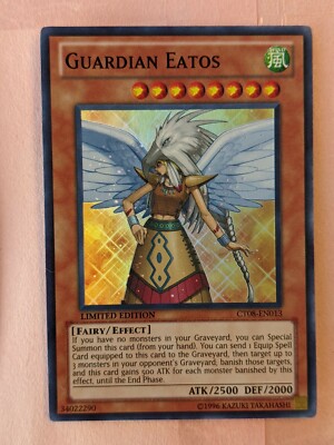 YUGIOH-GUARDIAN EATOS- SUPER RARE LIMITED EDITION-CT08-EN013-image