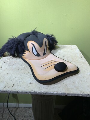 VTG Walt Disney World Big Bad Wolf Large Bill Hat Three Little Pigs Cartoon -image
