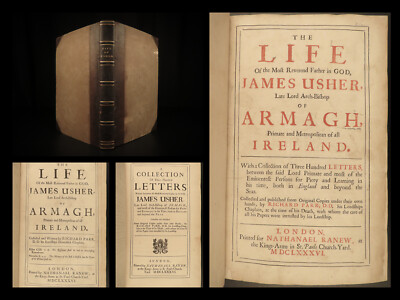 1686 IRELAND 1ed James Ussher Life & Letters Archbishop Irish Bible Sermons-image