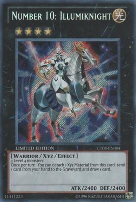 Yugioh! Number 10: Illumiknight - CT08-EN004 - Secret Rare - Limited Edition Nea-image
