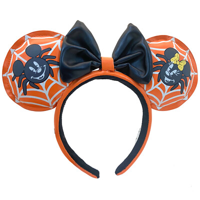 Collection Headband Loungefly Halloween Ears Disney Mickey & Minnie Spider-image
