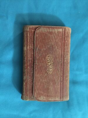 1871 Leather Bound Trade Diary CE Butler Wilkes-Barre PA-image