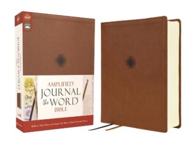 Zondervan Amplified Journal the Word Bible, Leathers (Leather Bound) (UK IMPORT)-image