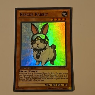 Yugioh - Rescue Rabbit - CT09-EN015 - Super Rare Limited Edition --image
