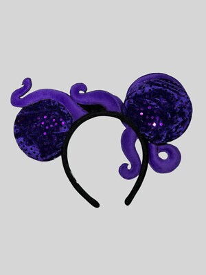 Mickey Ears Ursula Walt Disney World Villains Little Mermaid Rare Collectible-image