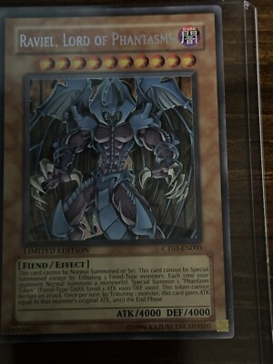Yugioh! HP Raviel, Lord of Phantasms - CT03-EN003 - Secret Rare - Limited Editio-image