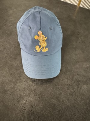 Disney Parks 50th Anniversary Blue Gold Mickey Mouse Baseball Cap Hat Adjustable-image