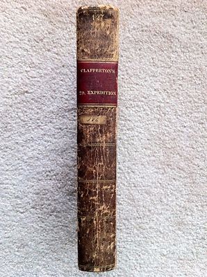 Journal of Second Expedition into Interior of Africa 1829 Clapperton RARE Map-image