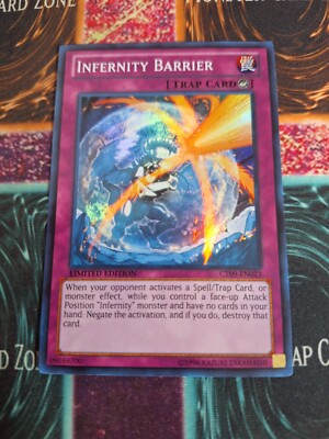 Yu-Gi-Oh! Infernity Barrier CT09-EN023 Limited Super Rare Near Mint a1/-image