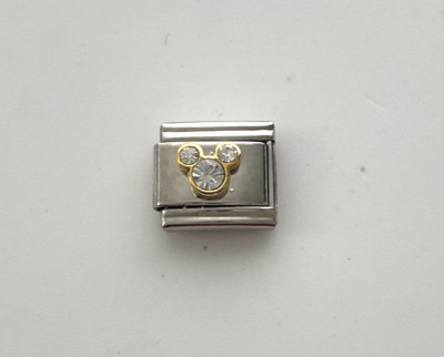 Walt Disney World Add A Link  MICKEY MOUSE Italian Charm Bracelet   718-image
