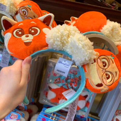 Disney Parks Turning Red Panda Power Mei Minnie Mouse Ears Headband 2022 NWT-image