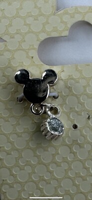 Authentic Walt Disney World Blue/Silver Color Charm Mickey Mouse - New!  b24-image