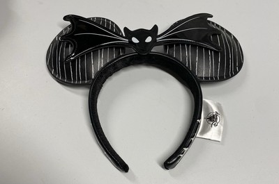 Disney Parks Vampire Mouse Ears Headband The Nightmare Before Christmas-image