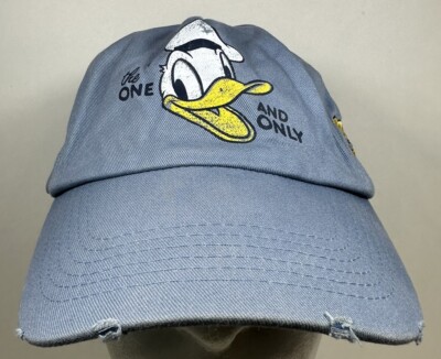 Rare Donald Duck Hat Walt Disney World Parks Blue Cap One Size-image