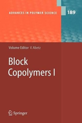 Block Copolymers I by Volker Abetz (English) Paperback Book-image