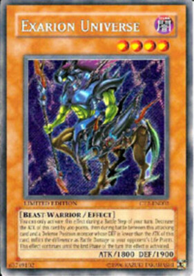 Yugioh! HP Exarion Universe - CT2-EN002 - Secret Rare - Limited Edition Heavily -image