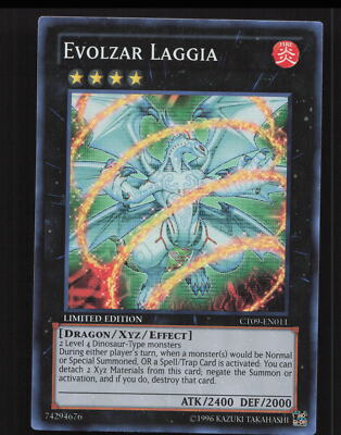 Evolzar Laggia CT09-EN011 Super Rare Yugioh 2012 Collectors Tin Near Mint-image