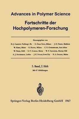 Advances in Polymer Science / Fortschritte der Hochpolymeren-Forschung by Prof. -image