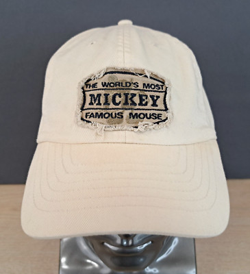 WALT DISNEY THE WORLD'S MOST FAMOUS MOUSE MICKEY ADJUSTABLE BASEBALL HAT/CAP-image