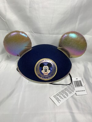 Walt Disney World Parks 50th Anniversary Celebration Mickey Mouse Ears Hat NWT-image