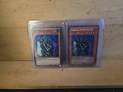 Yu-Gi-Oh! TCG Gearfried the Iron Knight BPT-012 & Psv-en101 Secret Rare-image