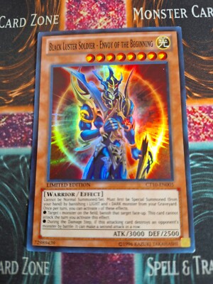 Yu-Gi-Oh! Black Luster Soldier - Envoy of the Beginning CT10-EN005 Super Rare NM-image