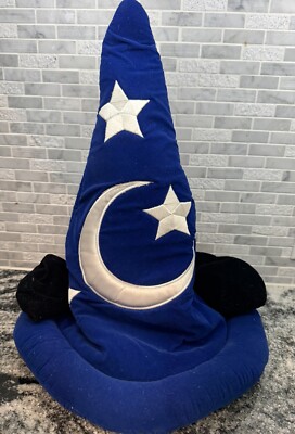 Walt Disney World Disneyland Blue Wizard Fantasia Sorcerer Hat Mickey Ears Adult-image