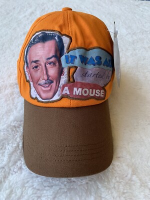 Disney Parks Walt Disney World Baseball Cap It All Started With A Mouse NWT  374-image