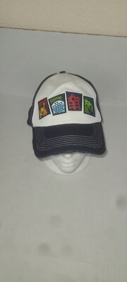 Walt Disney World Hat Cap Adjustable Strapback White On Black By Disney Parks-image