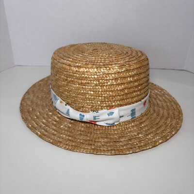 Limited Edition 2022 EPCOT International Flower & Garden Festival Straw Hat NWT-image