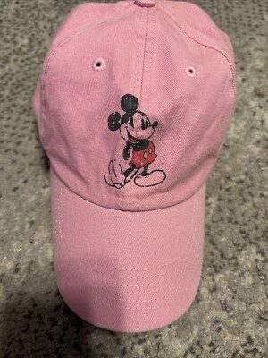 Disney Parks Mickey Mouse Pink Baseball Cap Adjustable - Walt Disney World-image