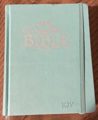 My Creative Bible KJV, Aqua/Teal, Faux Leather, Hardcover Journaling Bible-image