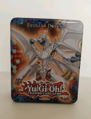 Yu-Gi-Oh 2012 Konami Trading Cards Collectors Tin Evolzar Dolkka Box Empty-image