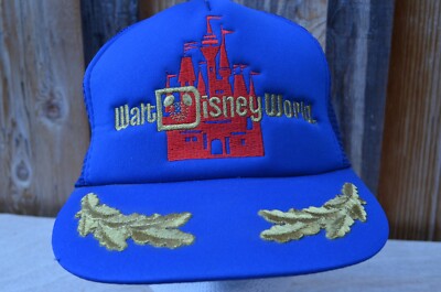 Vtg 80s Walt Disney World Snapback Hat Cap -image