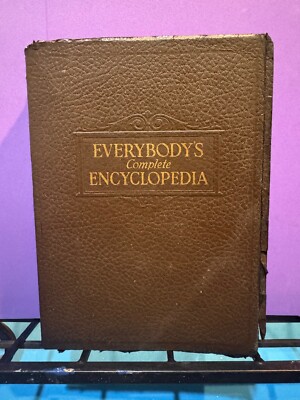Vintage Everybody's Complete Encyclopedia, Dictionary - Whitman Publishing 1937-image