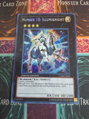 Yu-Gi-Oh! Number 10: Illumiknight CT08-EN004 Limited Secret Rare Near Mint a1/-image