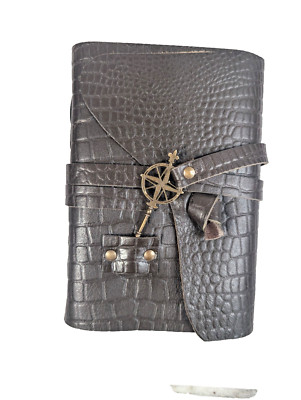 WANDERINGS  Leather Journal - Handmade Leather Bound Notebook 7