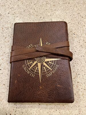 Leather Journal Notebook Notepad - Rustic Handmade Vintage Leather Bound-image